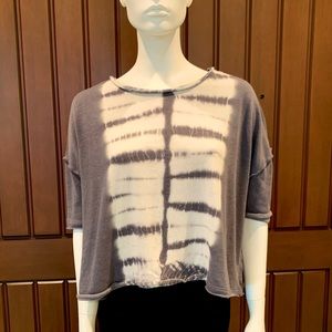 Grey tie dye sweater